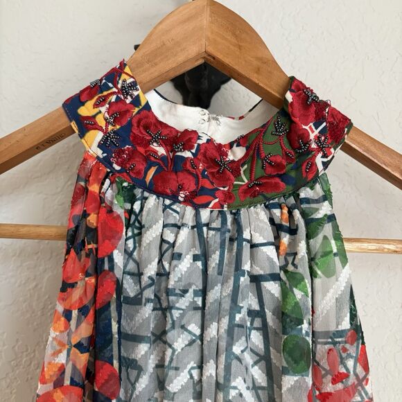 Anthropologie Bhanuni by Jyoti Marilla Beaded Halter Dress Maxi Lined Size Small - Picture 4 of 9